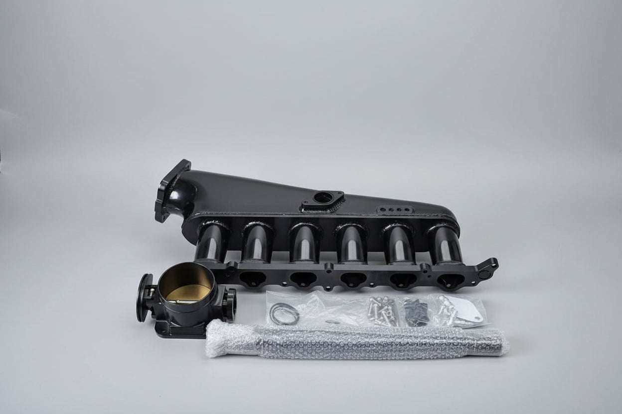 2JZGE Intake Manifold +Throttle body+ Fuel Rail Kit(Non VVTI) Nightlife accessories