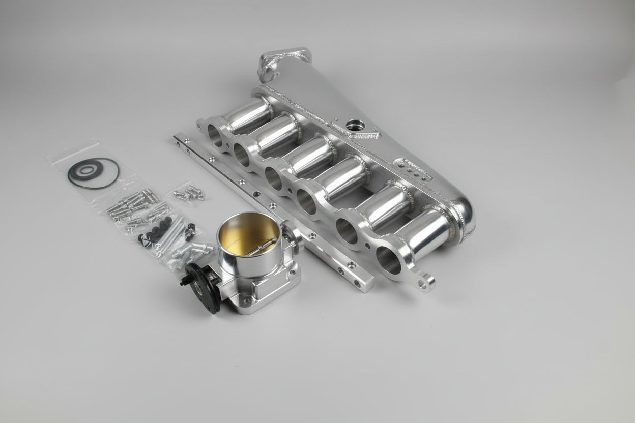 2JZGE Intake Manifold +Throttle body+ Fuel Rail Kit(Non VVTI) Nightlife accessories