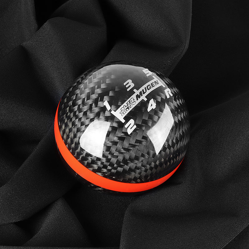 Mugen Style Carbon Fiber Gear Shift Knob Nightlife accessories