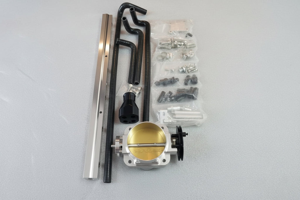 RB26det Intake Manifold +Throttle body+ Fuel Rail Kit Nightlife accessories