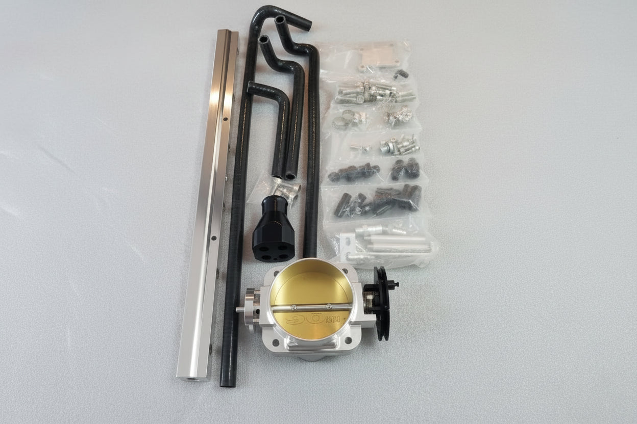 RB26det Intake Manifold +Throttle body+ Fuel Rail Kit Nightlife accessories