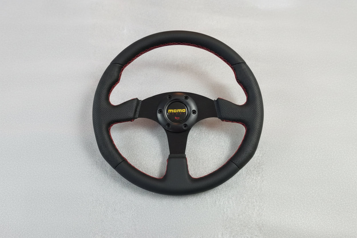 MOMO Leather Steering Wheel Nightlife accessories