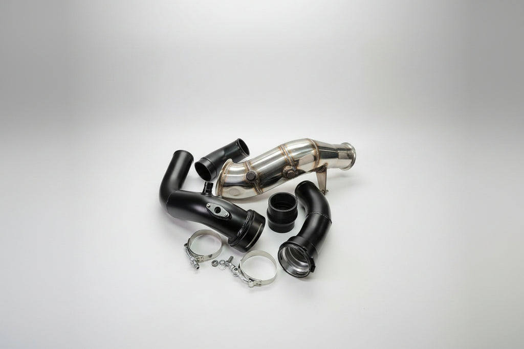 BMW N55 Performance Exhaust  Downpipe + Aluminium Charge Pipe Kit Nightlife accessories