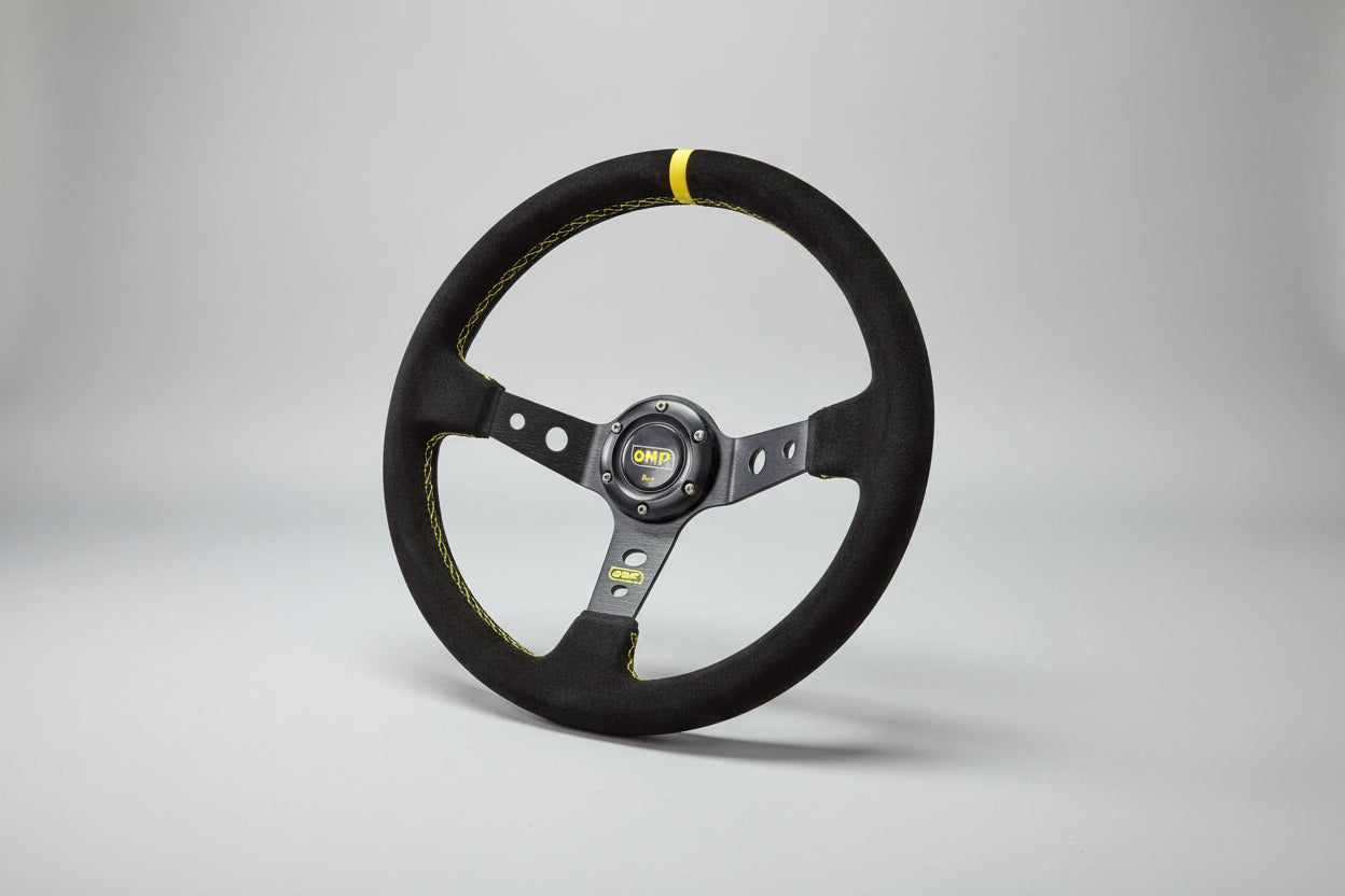 OMP Suede Deep Dish Steering Wheel Nightlife accessories