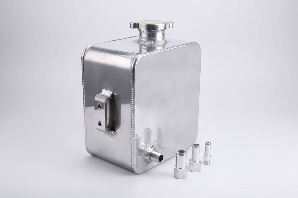 2.5L Aluminum Square Coolant Radiator Overflow Tank Nightlife accessories