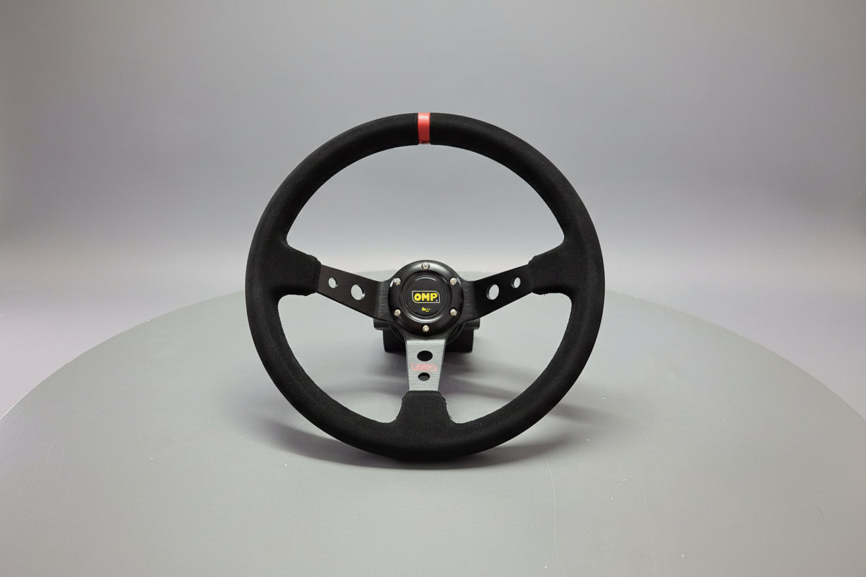 OMP Suede Deep Dish Steering Wheel Nightlife accessories