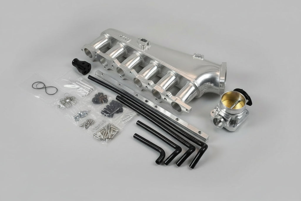 RB25det Intake Manifold +Throttle body+ Fuel Rail Kit Nightlife accessories