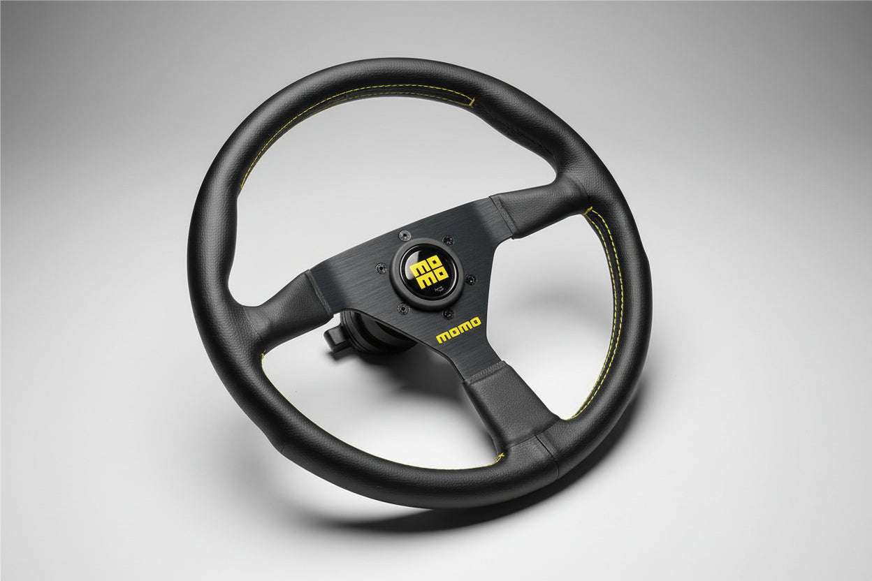MOMO Leather Steering Wheel Nightlife accessories