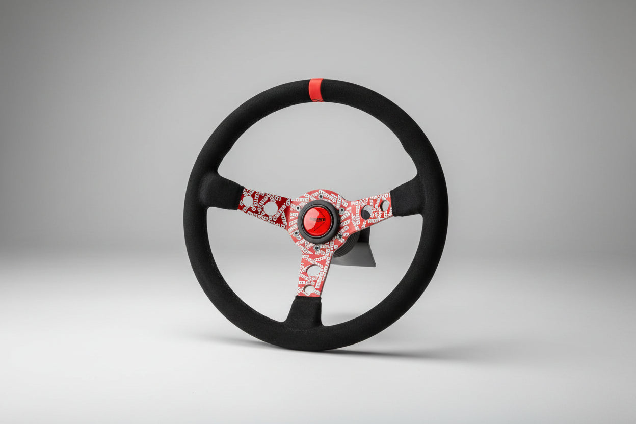 MOMO Suede Deep Dish Steering Wheel Nightlife accessories