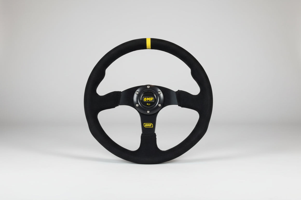 OMP Flat Style Suede Steering Wheel Nightlife accessories