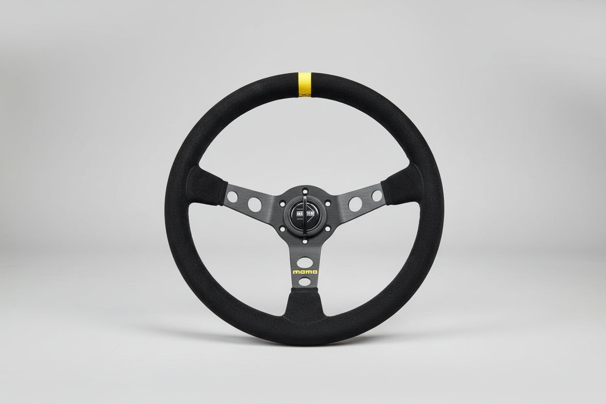 MOMO Suede Deep Dish Steering Wheel Nightlife accessories